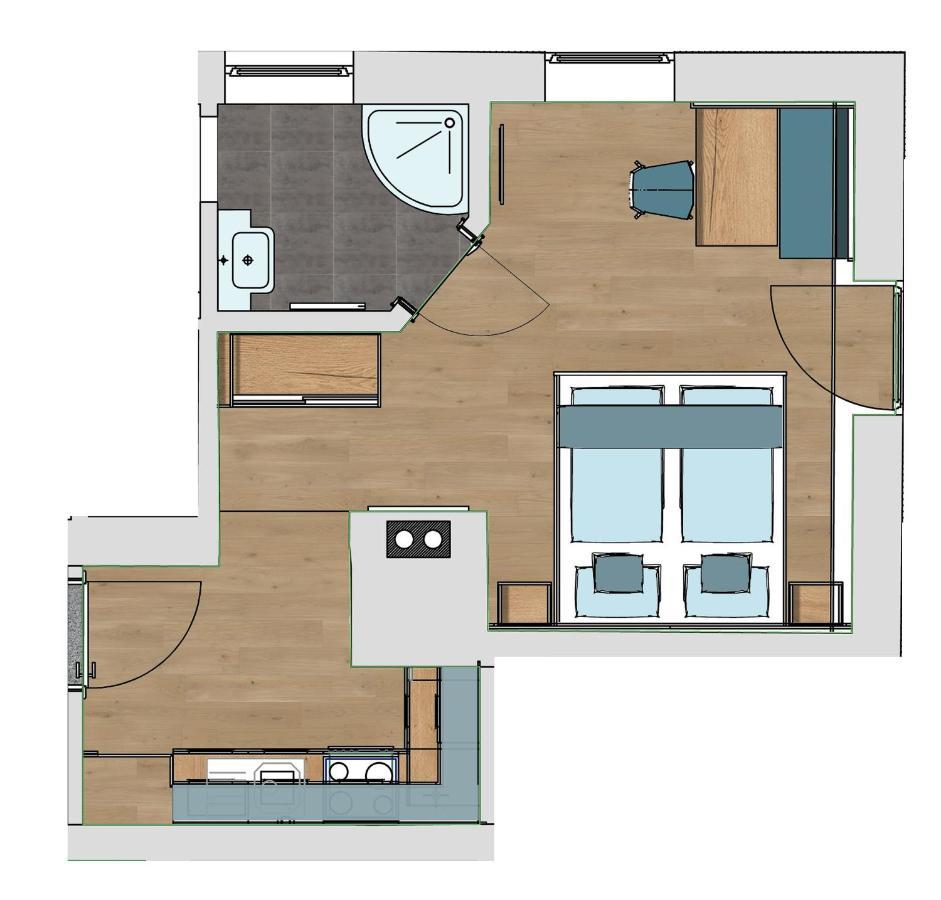 Haus Hubertus Apartment Galtuer Ngoại thất bức ảnh