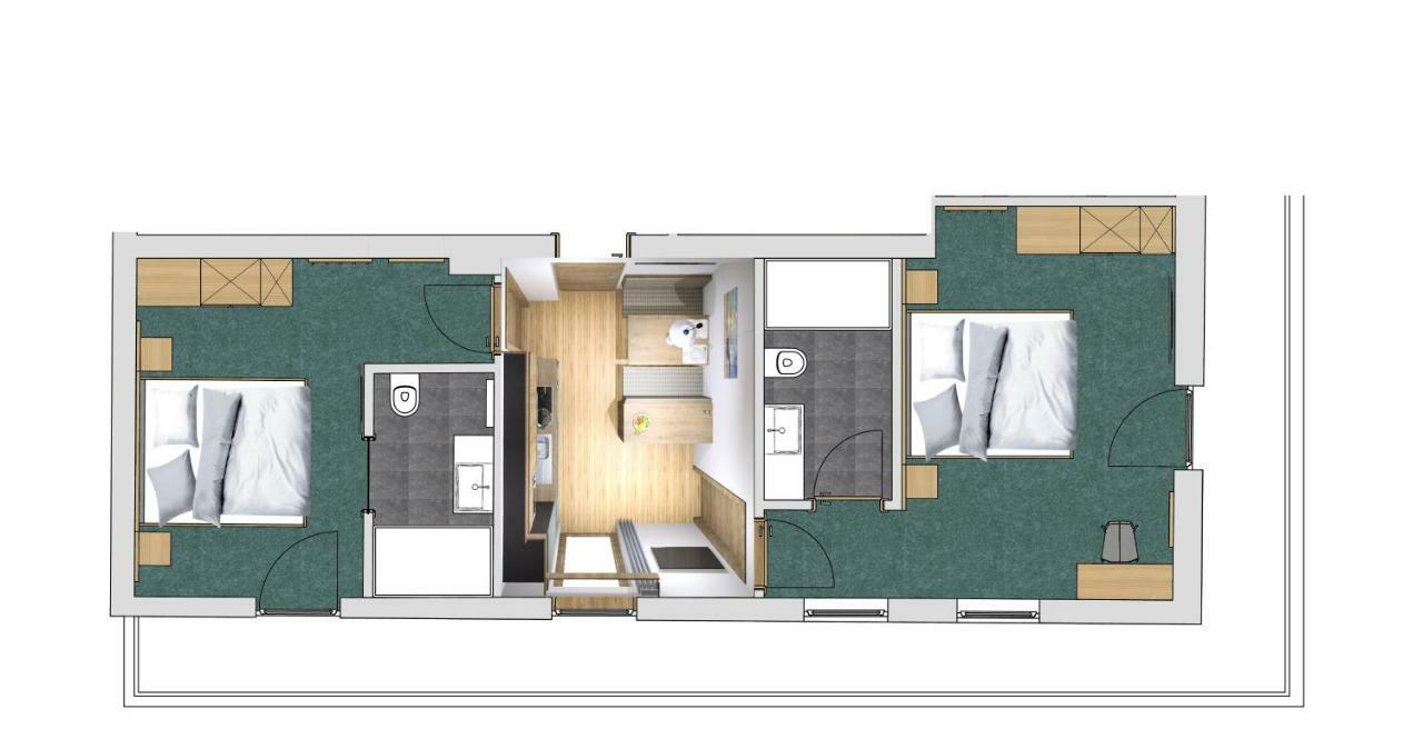 Haus Hubertus Apartment Galtuer Ngoại thất bức ảnh